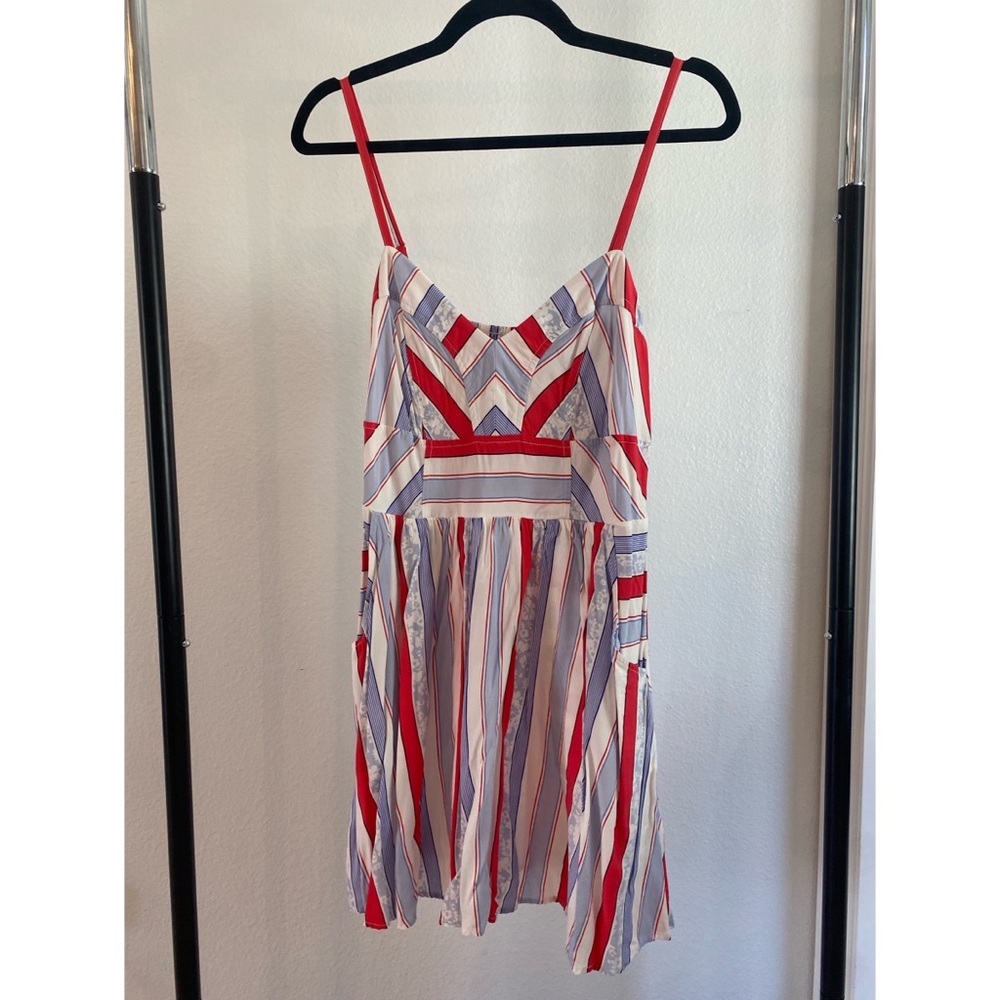 Express Red, White and Blue Short Dress